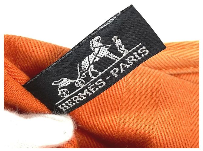 Hermès Valparaiso MM Handtasche Orange - Ansicht 14