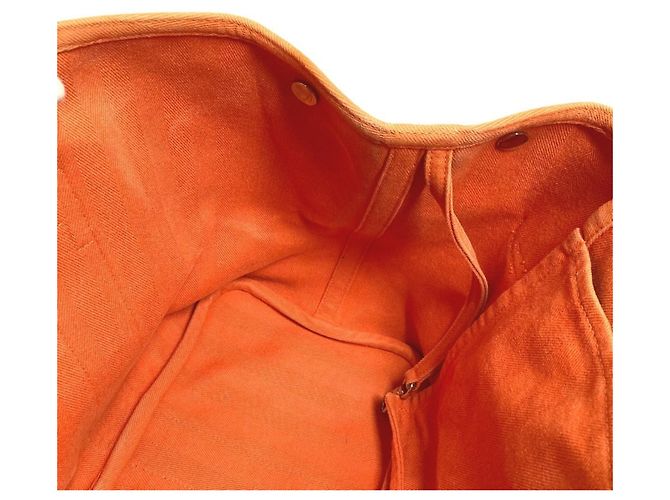 Hermès Valparaiso MM Handtasche Orange - Ansicht 17