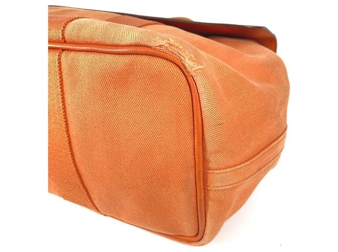Hermès Valparaiso MM Handtasche Orange - Ansicht 6