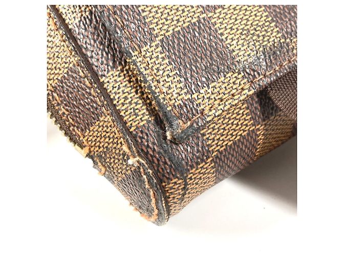 Borsa a spalla/fanny pack Damier Geronimos di Louis Vuitton Marrone Damier ebene - vista 13