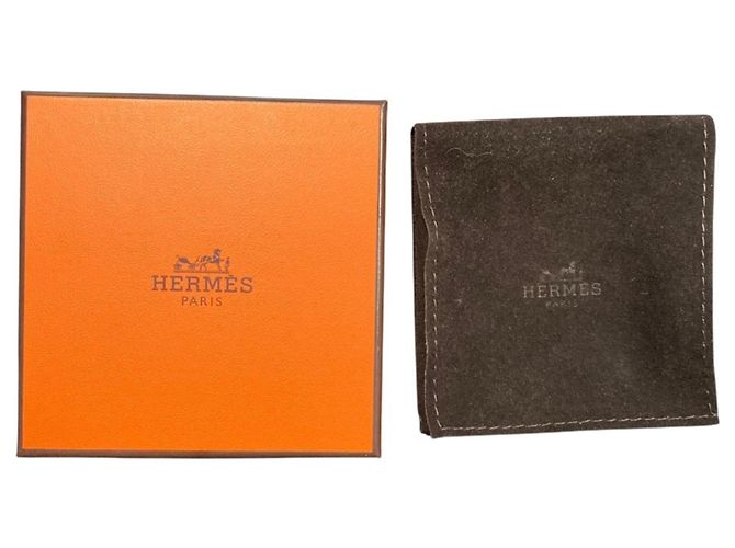 Hermès HERMES As de Coeur PM Herzmotiv Anhänger Schwarz Golden - Ansicht 6
