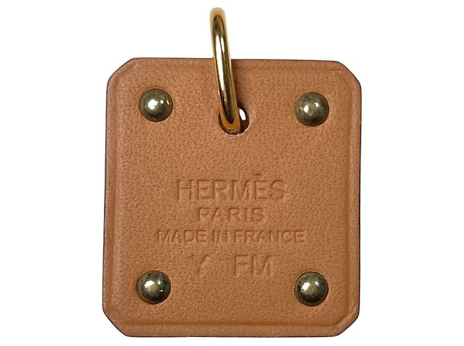 Hermès HERMES Anhänger As de Coeur PM Herzmotiv Rot Golden - Ansicht 2