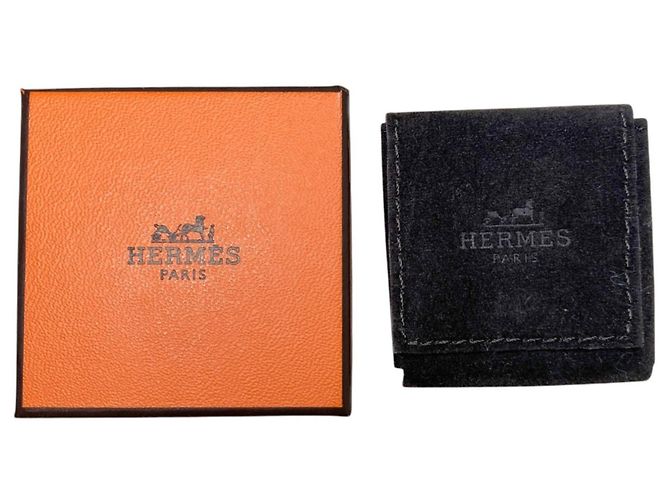 Hermès HERMES Anhänger As de Coeur PM Herzmotiv Rot Golden - Ansicht 6