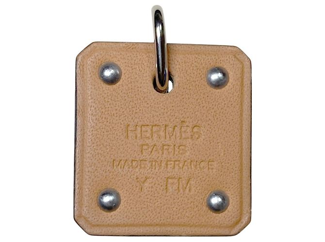 Collana Pendente in Pelle Nera Hermès Nero - vista 5