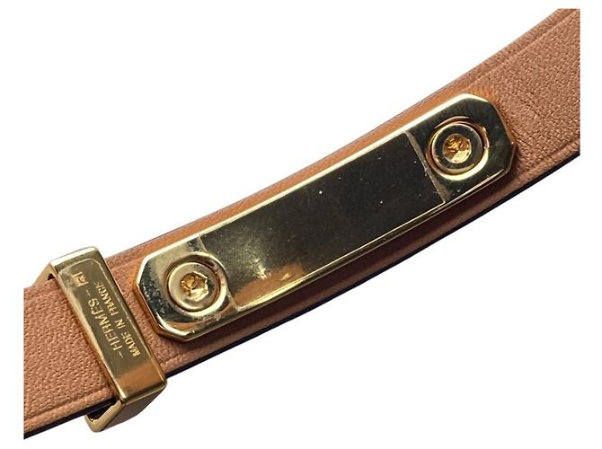 Hermès Hermes Navy Swift Leather Charm Bracelet Navy blue - view 11