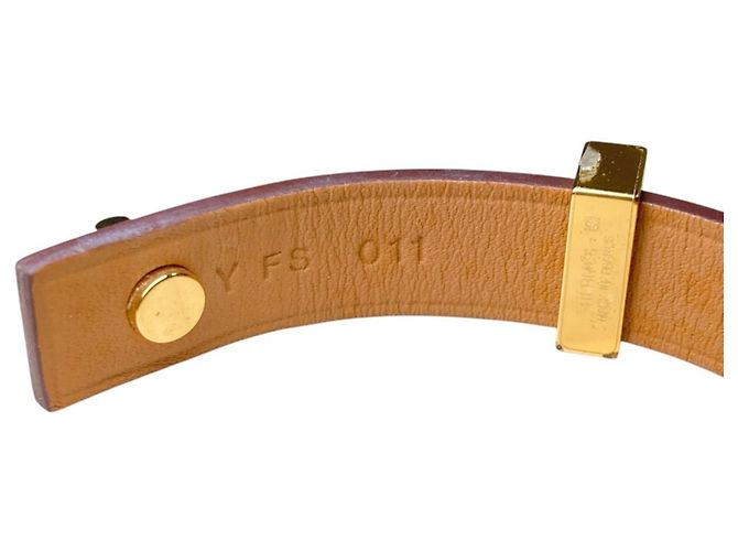 Bracciale charm con motivo a cuore As de Coeur di Hermès Marrone - vista 10