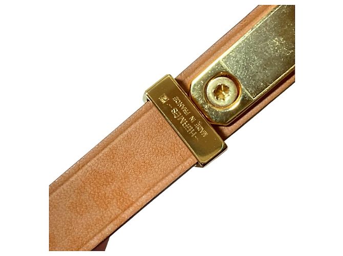 Bracciale charm con motivo a cuore As de Coeur di Hermès Marrone - vista 12