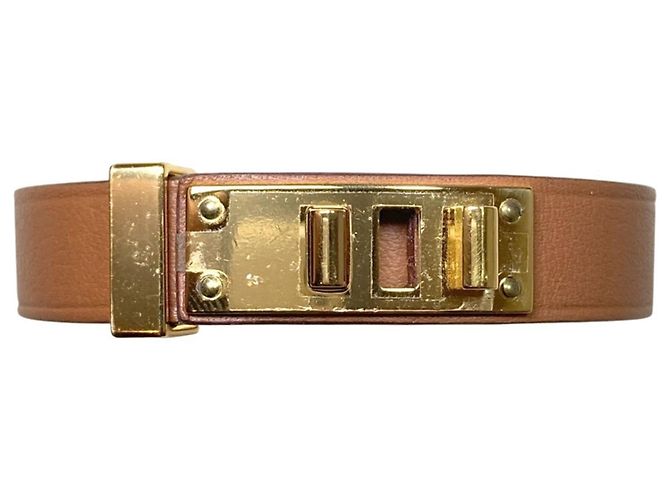 Bracciale charm con motivo a cuore As de Coeur di Hermès Marrone - vista 5