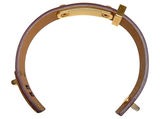 Bracciale charm con motivo a cuore As de Coeur di Hermès Marrone - vista 8