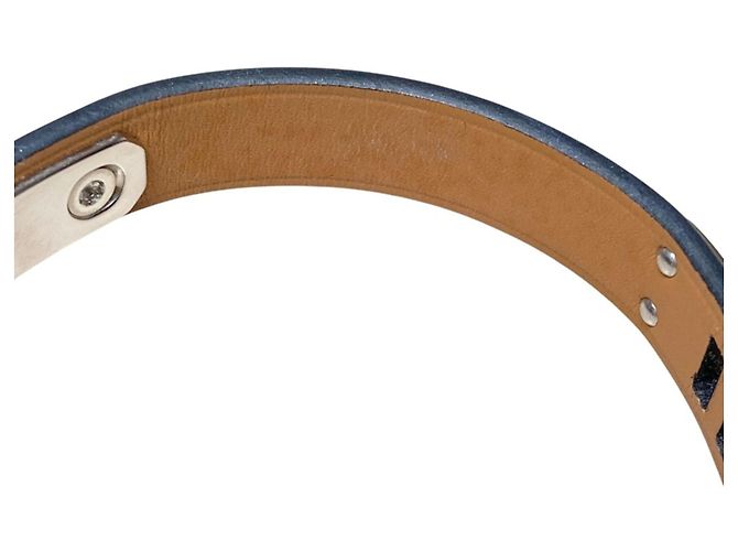 Bracciale charm As de Coeur con motivo a cuore Hermès Blu navy - vista 11