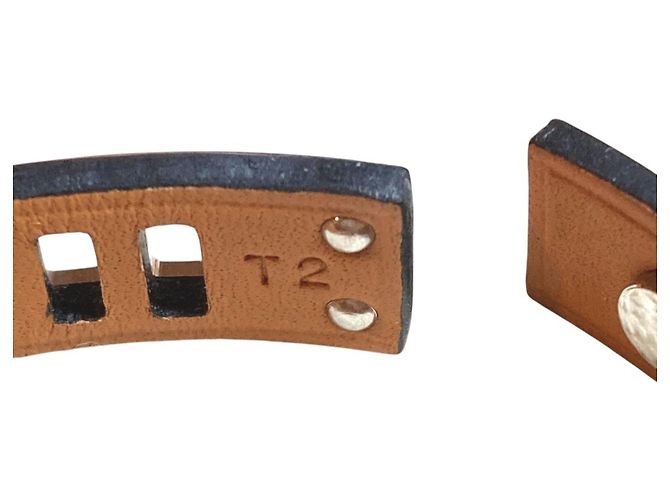 Bracciale charm As de Coeur con motivo a cuore Hermès Blu navy - vista 12