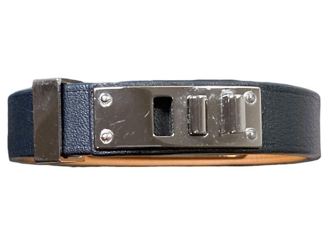 Bracciale charm As de Coeur con motivo a cuore Hermès Blu navy - vista 4