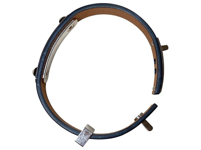 Bracciale charm As de Coeur con motivo a cuore Hermès Blu navy - vista 6