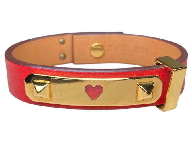 Pulsera charm con motivo de corazón As de Coeur de Hermès Roja - vista 2