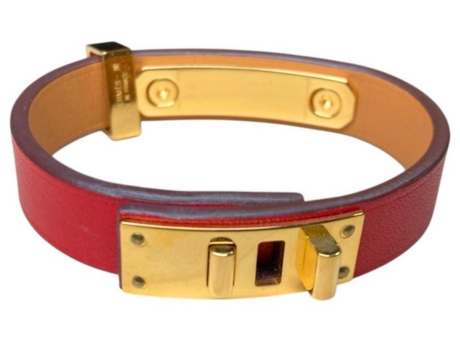 Pulsera charm con motivo de corazón As de Coeur de Hermès Roja - vista 4