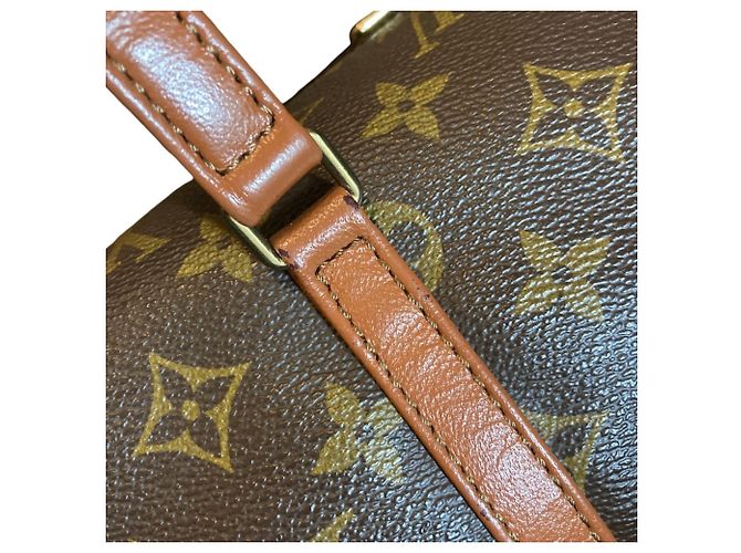 Borsa a mano Boston Roll Monogram Papillon 30 GM Louis Vuitton Marrone Monogramma - vista 10