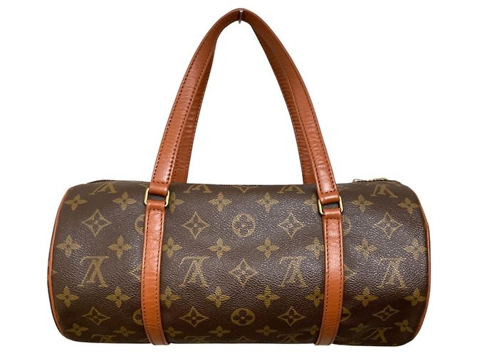 Borsa a mano Boston Roll Monogram Papillon 30 GM Louis Vuitton Marrone Monogramma - vista 2