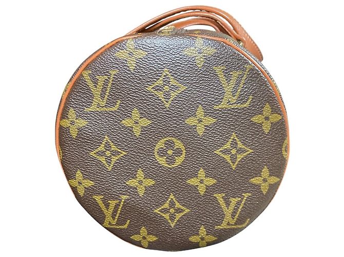 Borsa a mano Boston Roll Monogram Papillon 30 GM Louis Vuitton Marrone Monogramma - vista 4