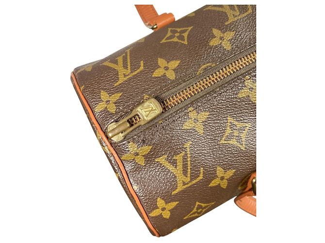 Borsa a mano Boston Roll Monogram Papillon 30 GM Louis Vuitton Marrone Monogramma - vista 7