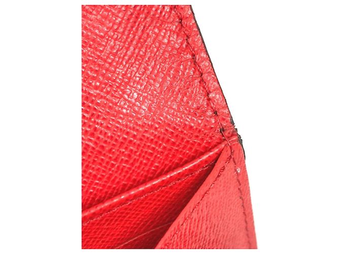 Portafoglio Lungo Bi-fold Sarah Monogramma Louis Vuitton Marrone Rosso - vista 13