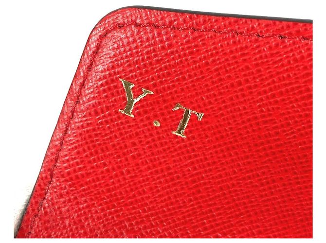 Portafoglio Lungo Bi-fold Sarah Monogramma Louis Vuitton Marrone Rosso - vista 16