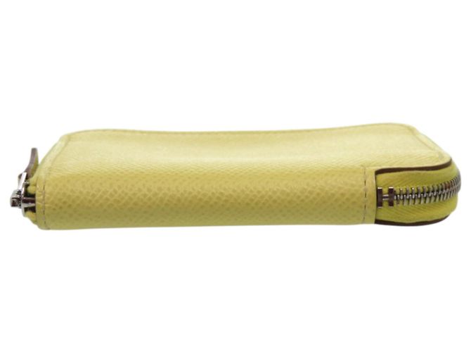Monedero Azap Mini de Hermès en cuero Epsom amarillo - vista 4
