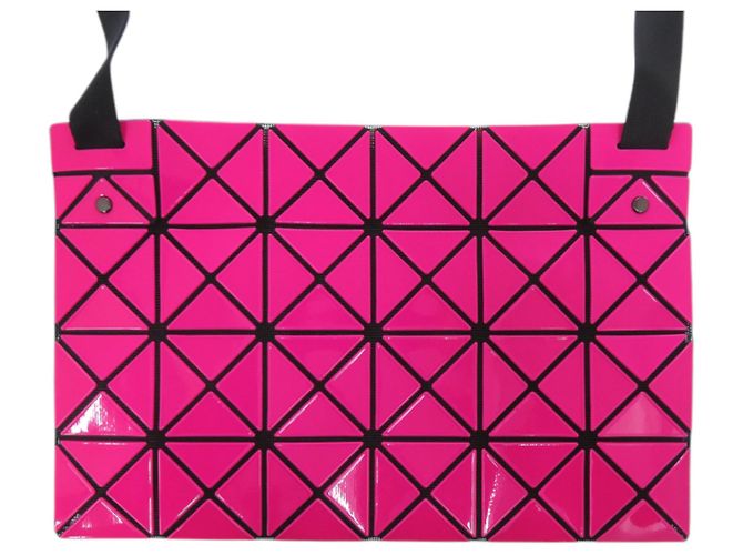 Borsa a Spalla Lucent BAOBAO Issey Miyake Nero Rosa - vista 2