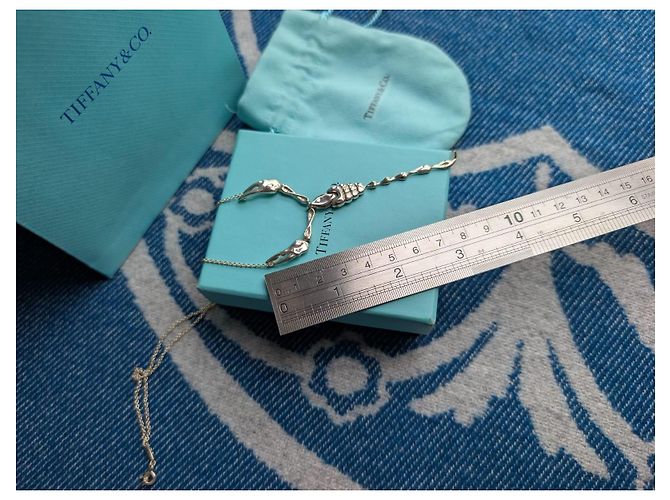 Tiffany & Co Collana in Argento Sterling Scorpione Elsa Peretti Silver hardware - vista 3