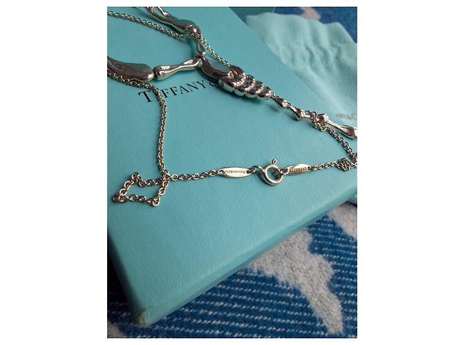 Tiffany & Co Collana in Argento Sterling Scorpione Elsa Peretti Silver hardware - vista 7