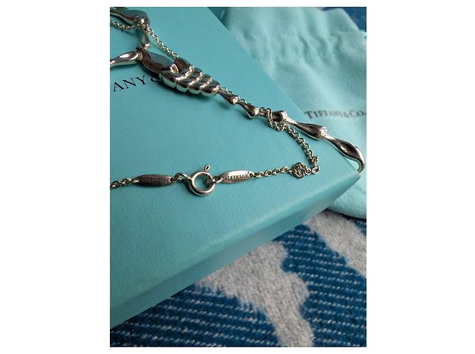 Tiffany & Co Collana in Argento Sterling Scorpione Elsa Peretti Silver hardware - vista 9