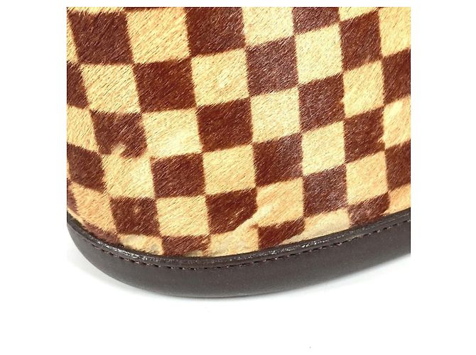 Borsa Tote Louis Vuitton Damier Sauvage Impala Marrone Beige - vista 12
