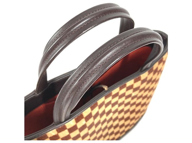 Borsa Tote Louis Vuitton Damier Sauvage Impala Marrone Beige - vista 18