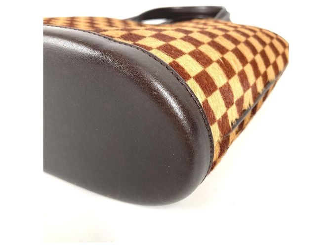 Borsa Tote Louis Vuitton Damier Sauvage Impala Marrone Beige - vista 6