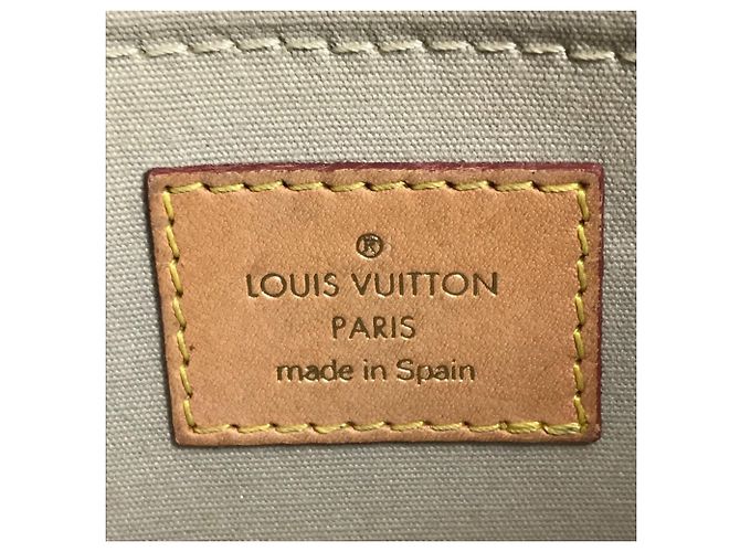 Borsa a mano Pochette Plat Miroir Monogram Louis Vuitton D'oro - vista 14