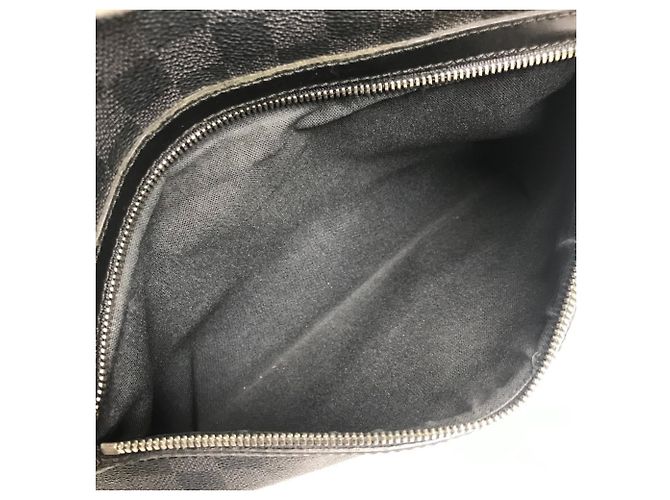 Borsa a Spalla Mick MM Damier Graphite Louis Vuitton Nero - vista 14