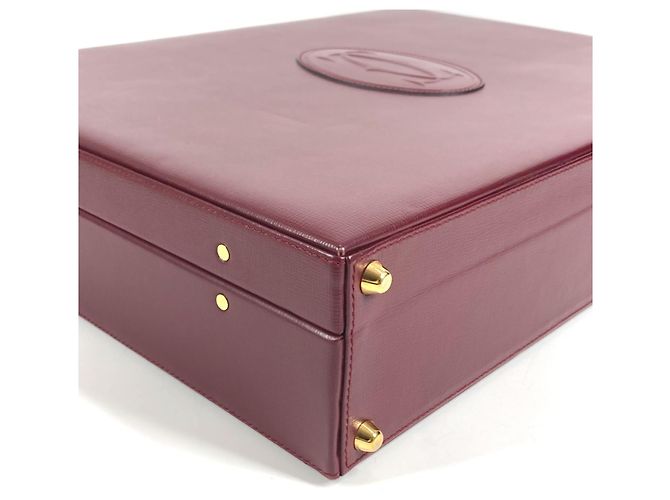 Borsa da lavoro in pelle con logo Must Line di Cartier - vista 10