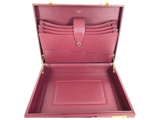 Borsa da lavoro in pelle con logo Must Line di Cartier - vista 11