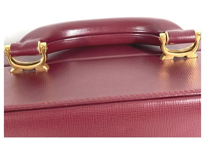 Borsa da lavoro in pelle con logo Must Line di Cartier - vista 3
