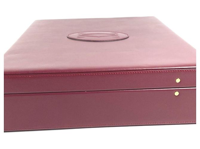 Borsa da lavoro in pelle con logo Must Line di Cartier - vista 4