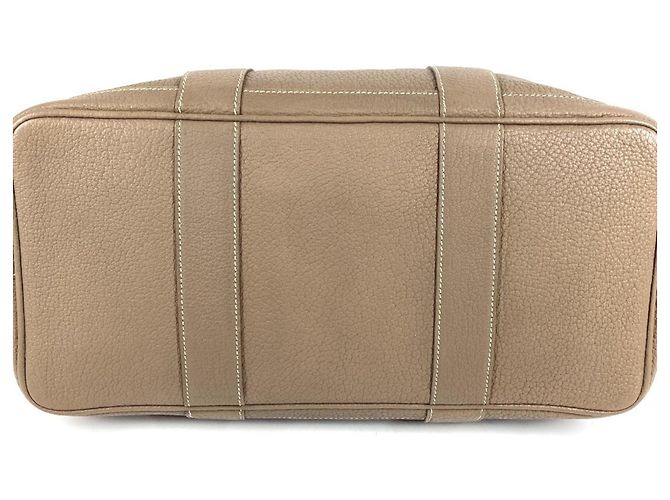 Bolsa Hermès Garden Party 36 PM Bege Taupe - vista 13