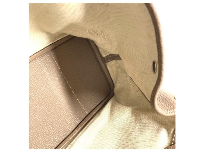 Bolsa Hermès Garden Party 36 PM Bege Taupe - vista 4