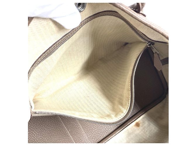 Bolsa Hermès Garden Party 36 PM Bege Taupe - vista 8