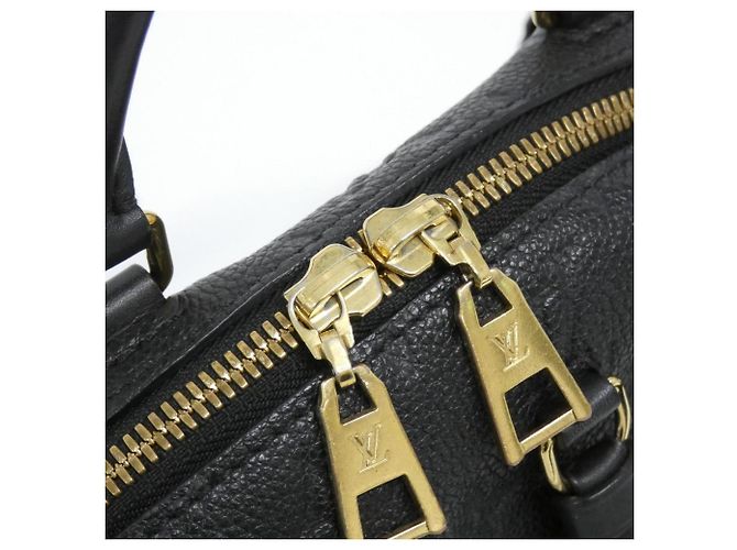 Borsa Petite Malle Souple Monogram Empreinte Louis Vuitton Nero - vista 6