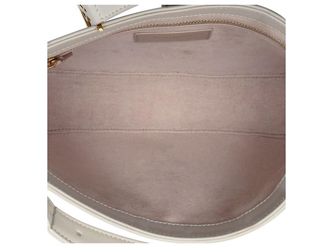 Saint Laurent Borsa Le 5 a 7 in pelle di vitello liscia grigia Marrone Grigio - vista 4