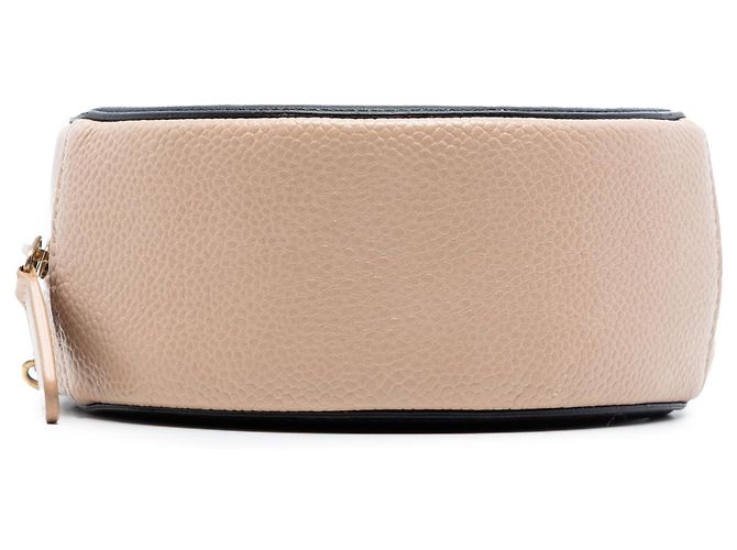 Chanel Caviar Beige CC Filigree Borsa a Spalla Rotonda - vista 3