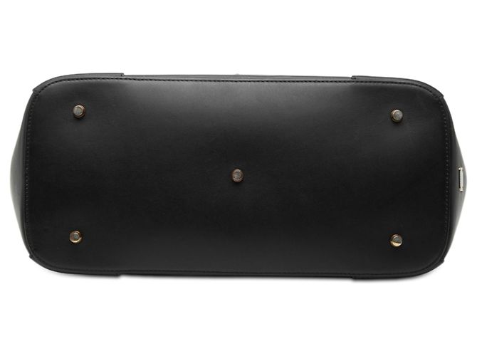 MCM Tote Claudia Studded in Nylon Visetos Nero - vista 3