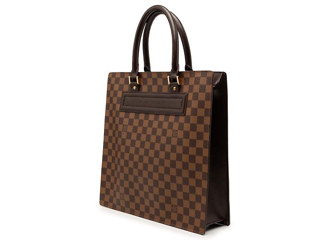 Bolso Plat GM Venice Damier Ebene Marrón Louis Vuitton Castaño - vista 2