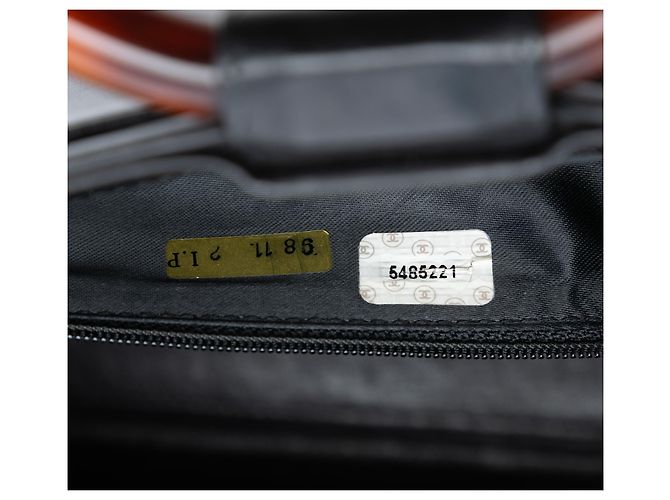 Chanel schwarze CC Handtasche aus Kalbsleder mit Schildpattmuster - Ansicht 6
