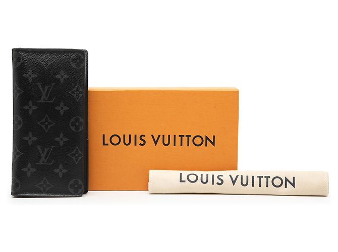 Cartera Brazza Monogram Eclipse Negra Louis Vuitton Negro - vista 9