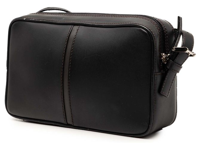 Bolsa de couro marrom Burberry crossbody Castanho escuro - vista 2